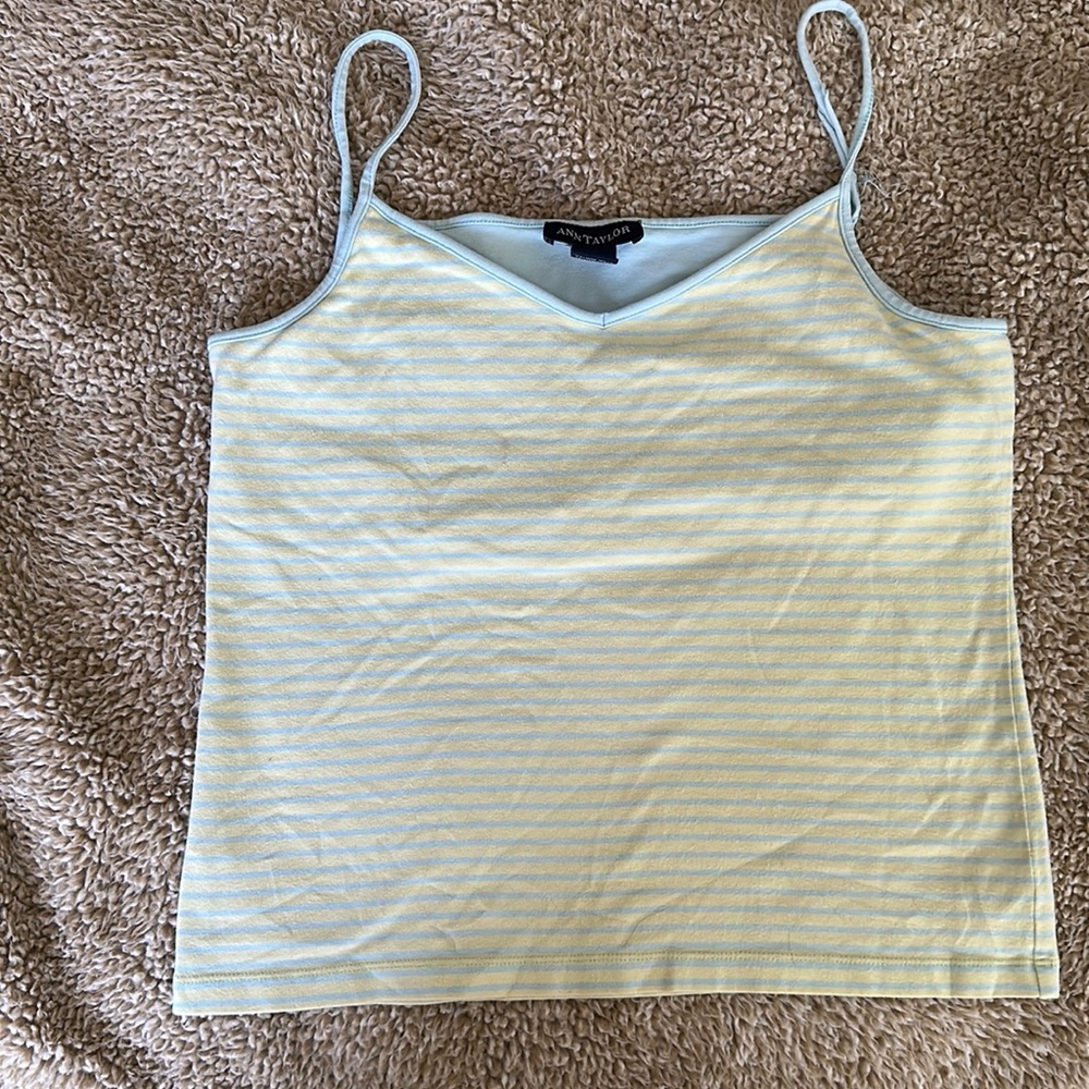 Blue and yellow spring camisole